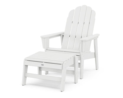 Vineyard Grand Upright Adirondack Chair with Ottoman