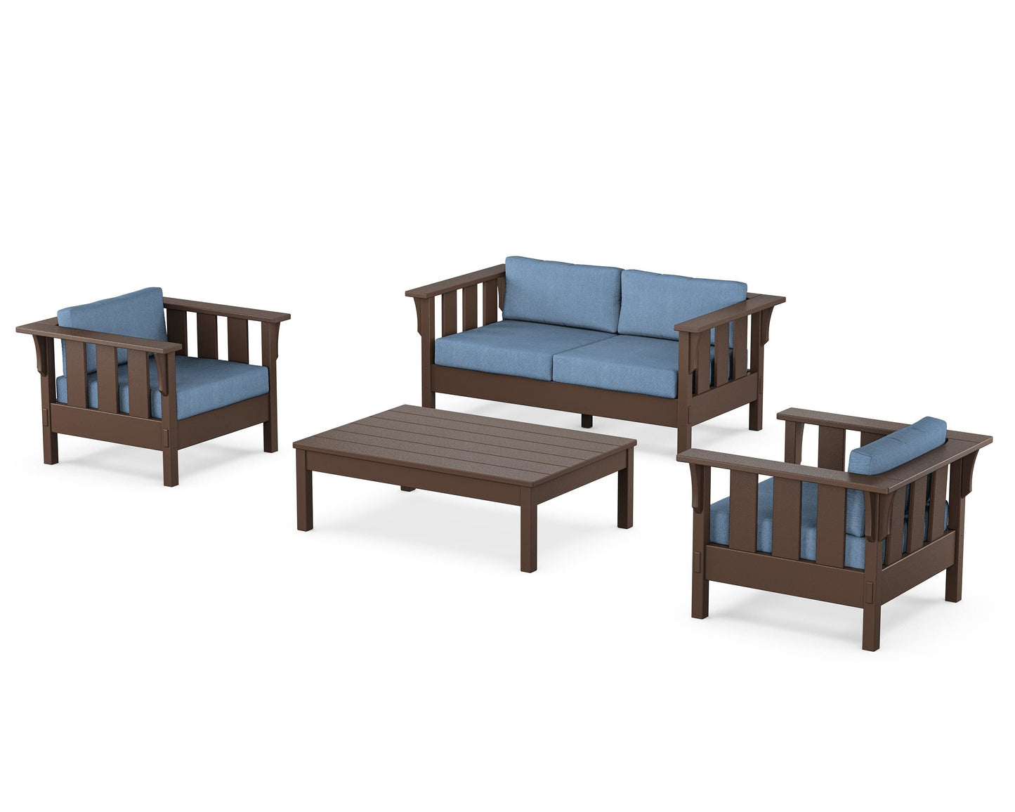Acadia 4-Piece Deep Seating Set with Loveseat