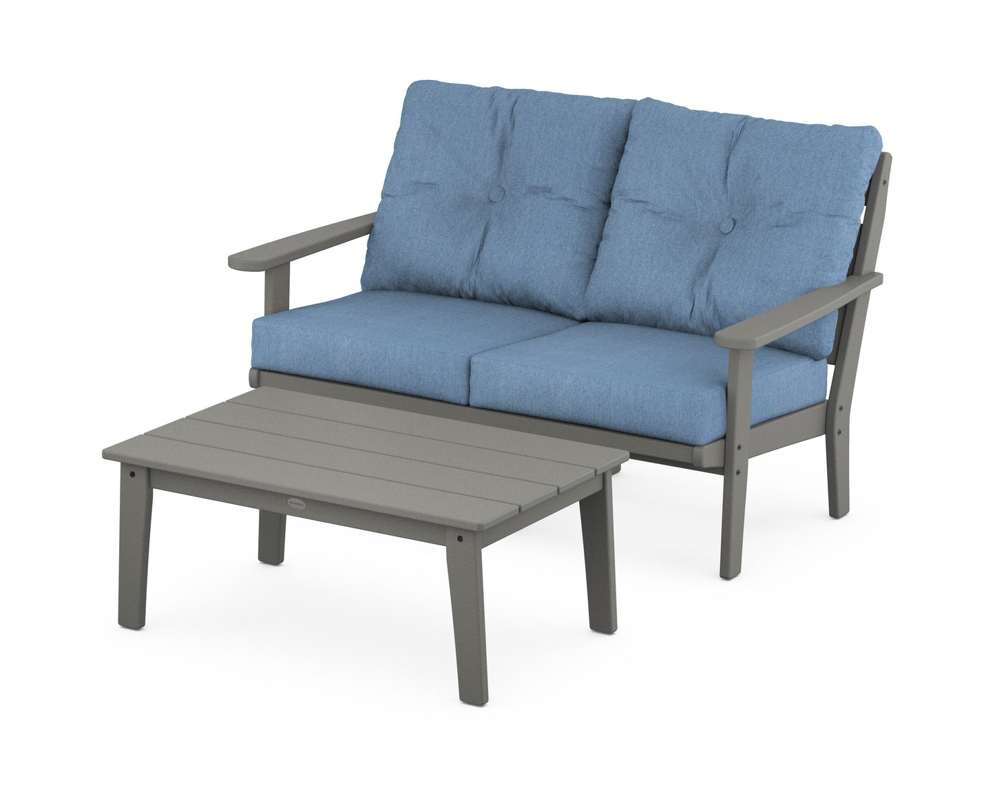 Lakeside 2-Piece Lounge Loveseat Set