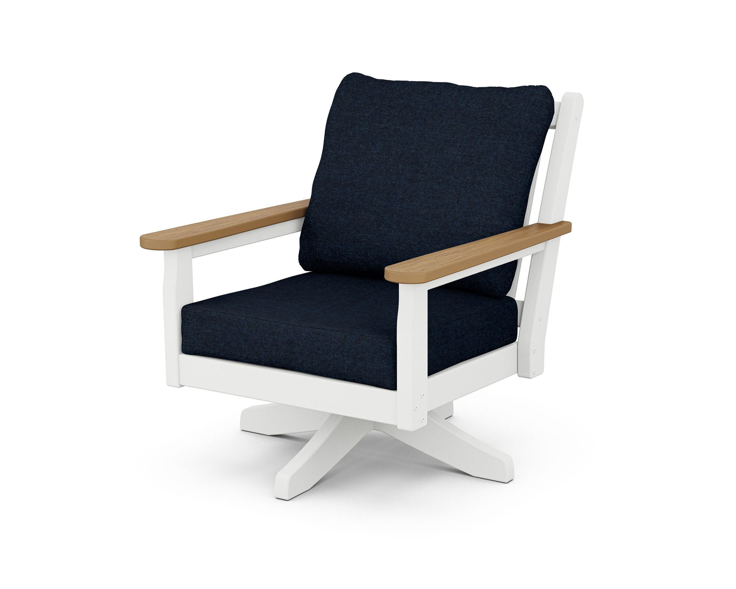 Chippendale Deep Seating Swivel Chair