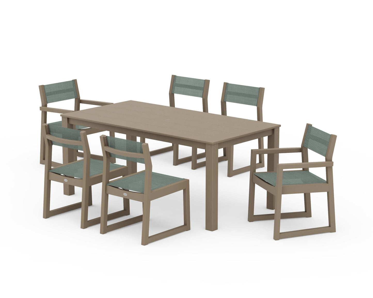 EDGE Sling 7-Piece Parsons Dining Set