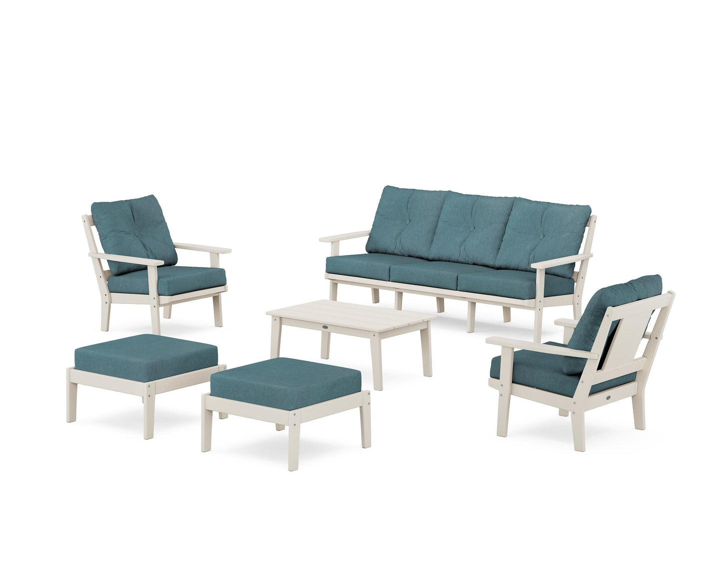 Prairie 6-Piece Lounge Sofa Set