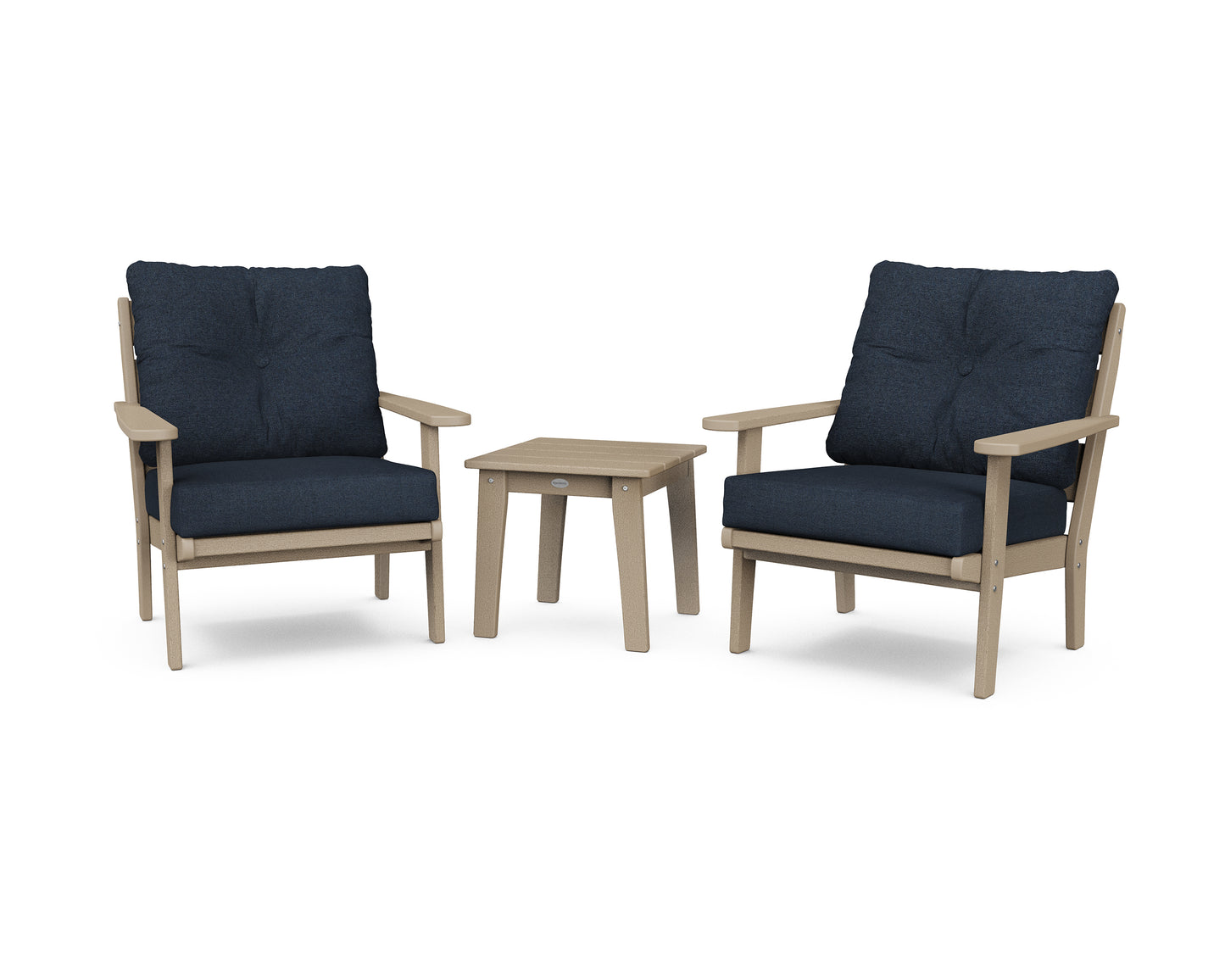 Lakeside 3-Piece Deep Seating Chair Set