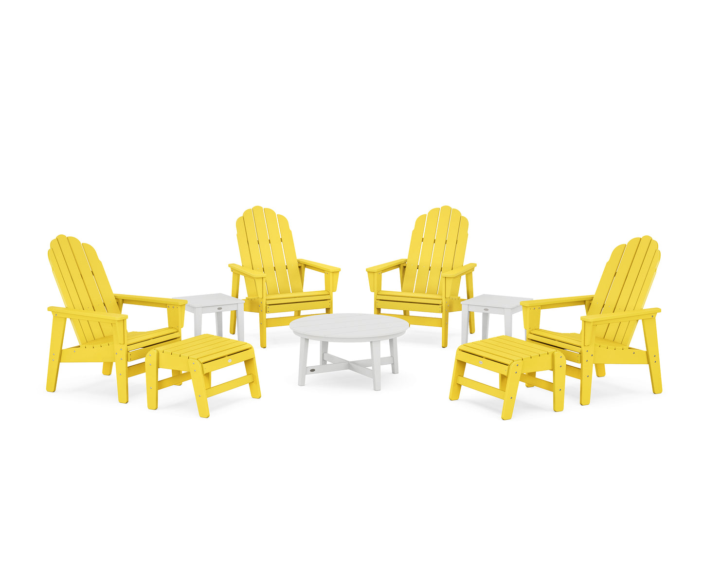 Vineyard Grand Upright Adirondack 9-Piece Conversation Set