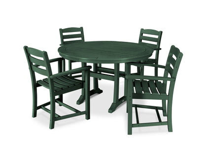 La Casa Cafe 5-Piece Arm Chair Dining Set