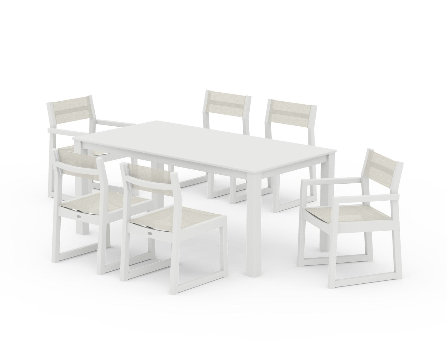 EDGE Sling 7-Piece Parsons Dining Set