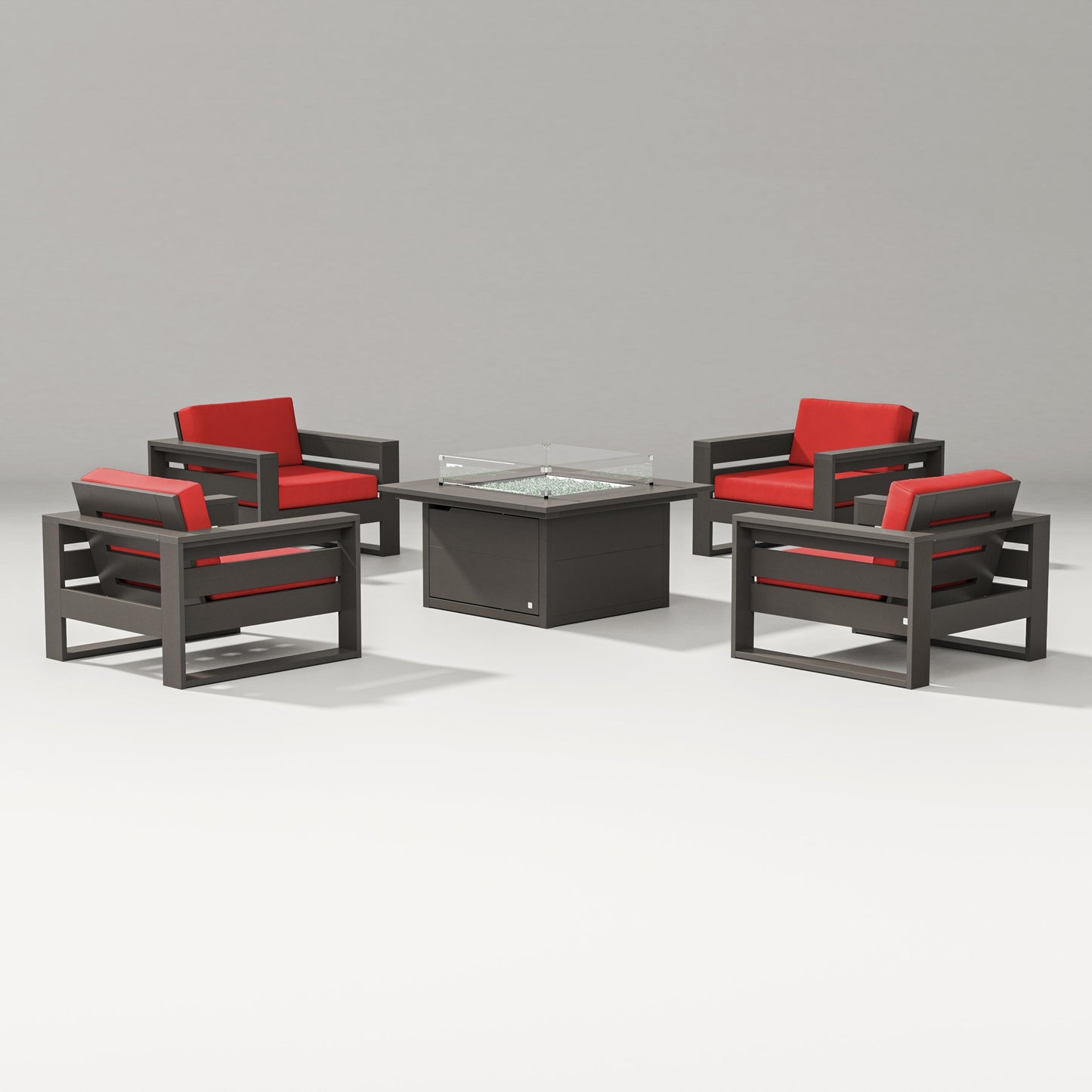 Latitude 5-Piece Lounge Fire Table Set