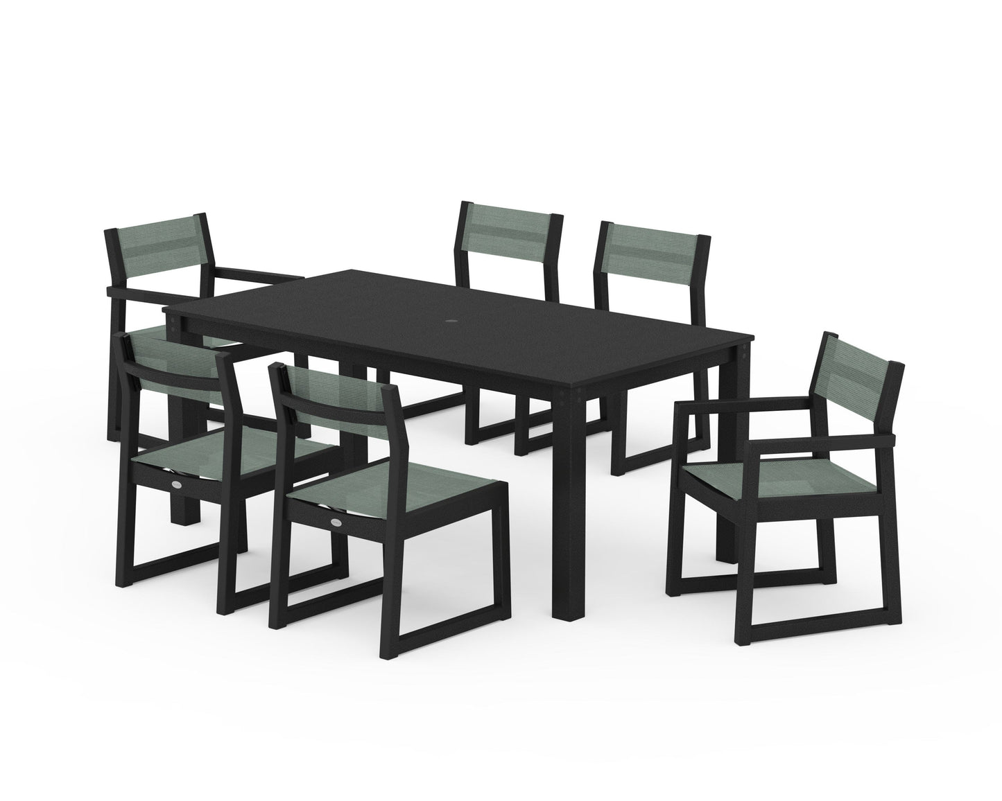 EDGE Sling 7-Piece Parsons Dining Set
