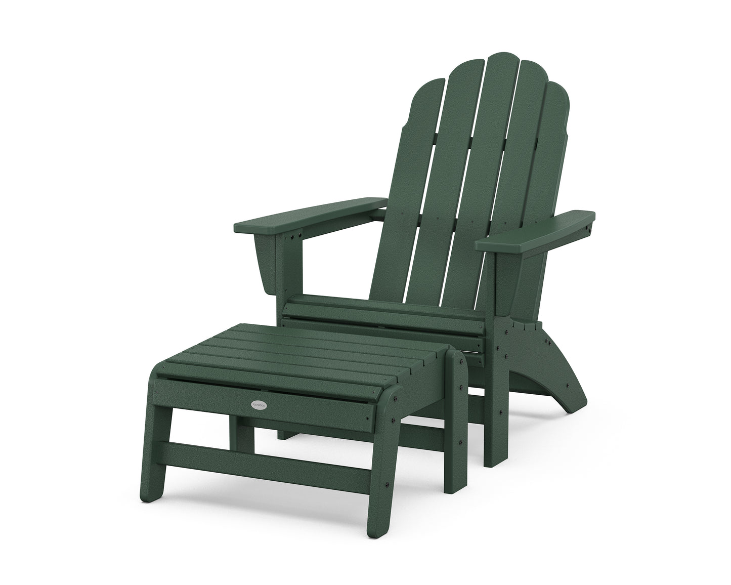Vineyard Grand Adirondack Chair with Ottoman