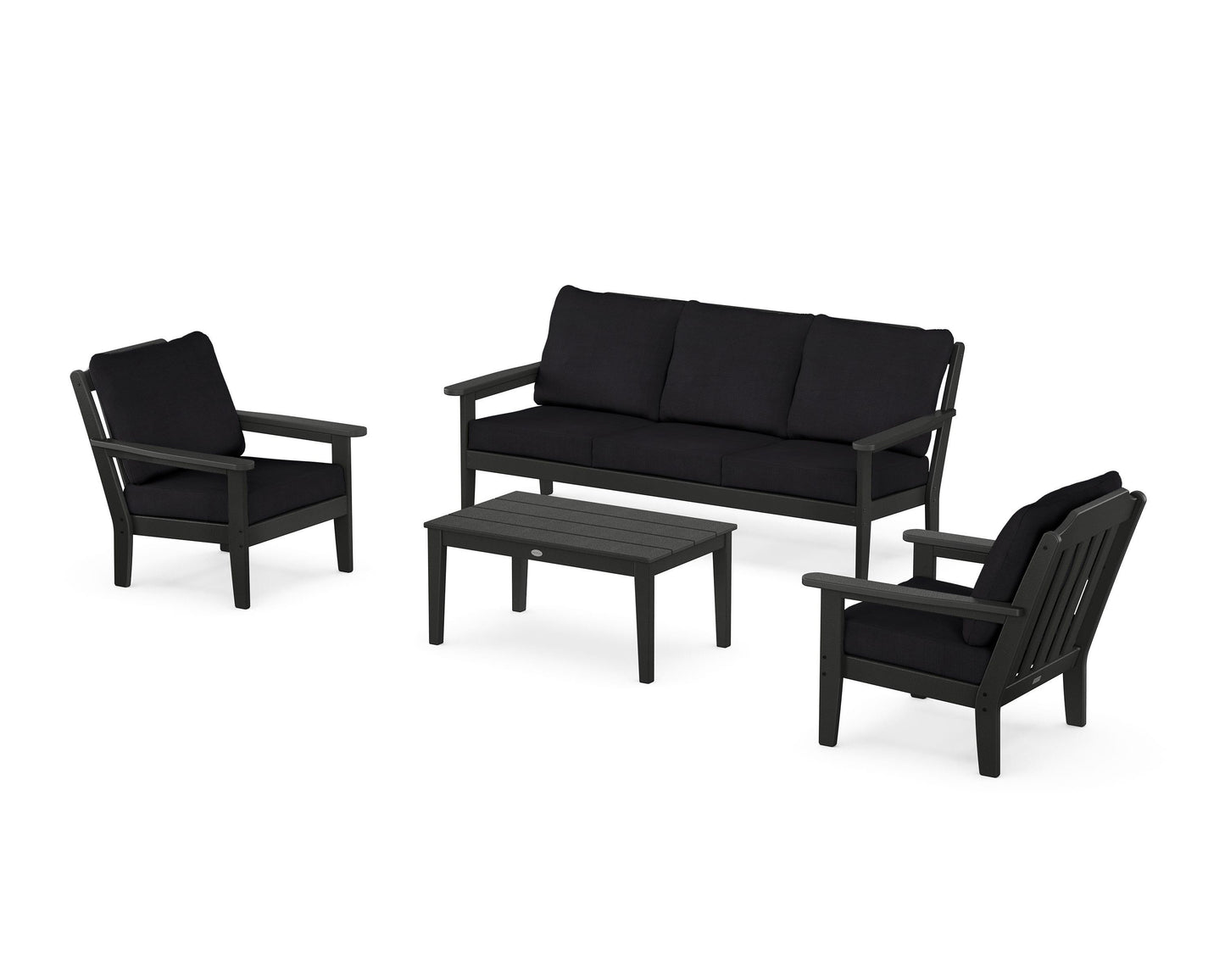 Cottage 4-Piece Deep Seating Set with Sofa