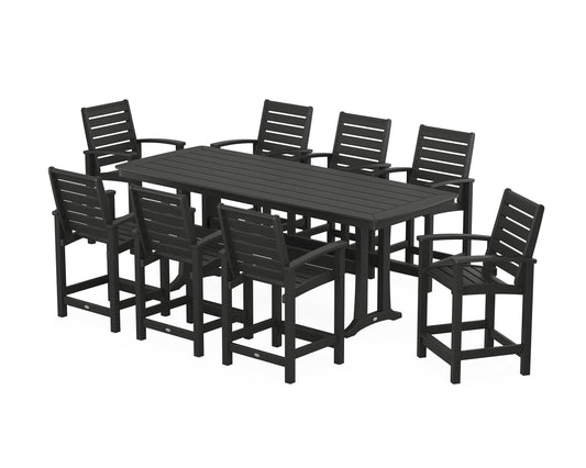 Signature 9-Piece Counter Set with Trestle Legs
