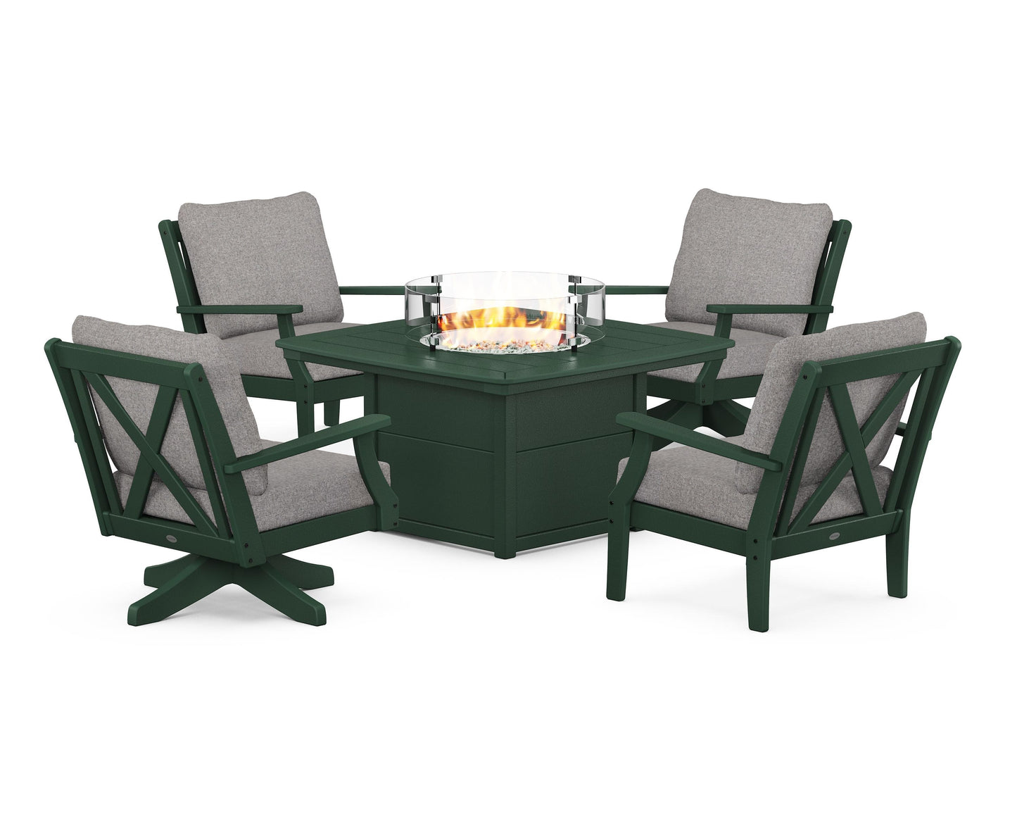 Braxton 5-Piece Deep Seating Set with Fire Table