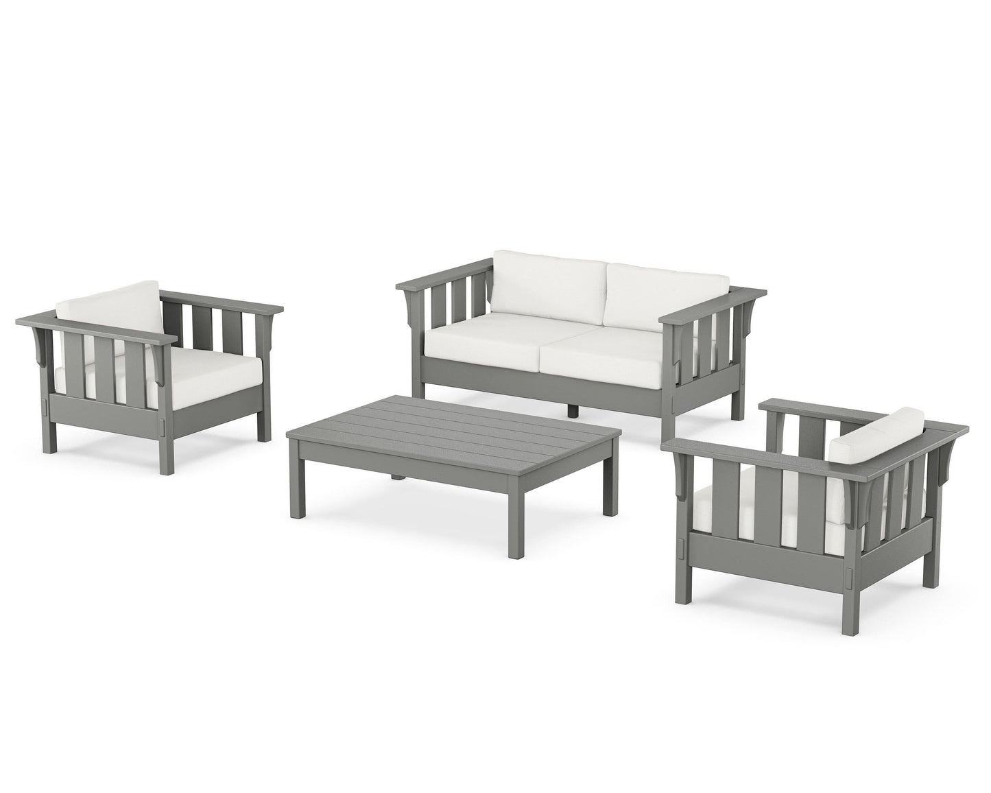 Acadia 4-Piece Deep Seating Set with Loveseat