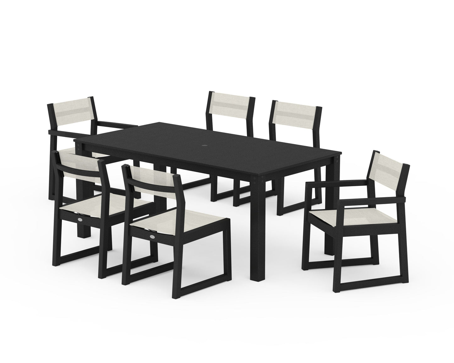 EDGE Sling 7-Piece Parsons Dining Set