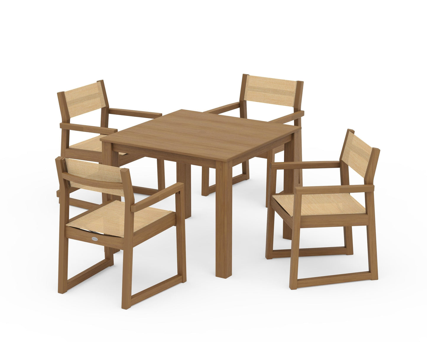 EDGE Sling Arm Chair 5-Piece Parsons Dining Set