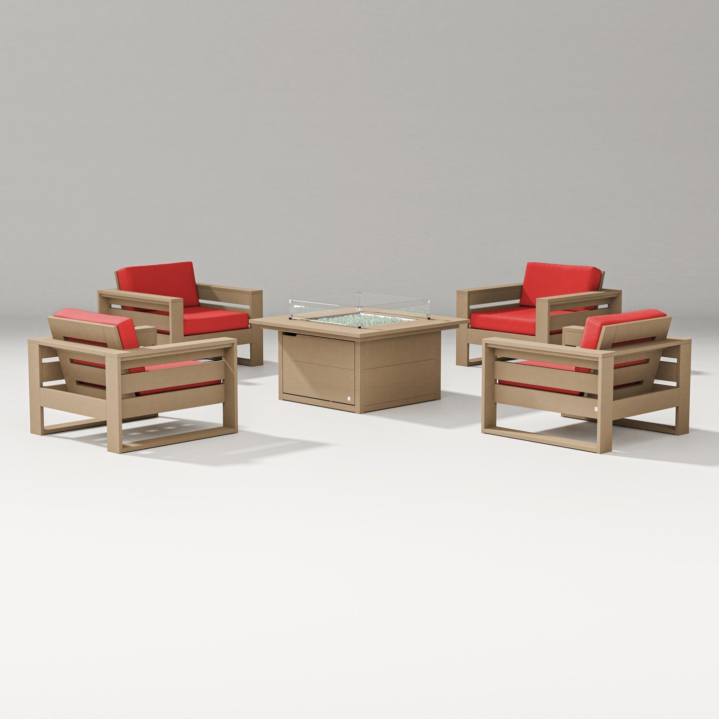 Latitude 5-Piece Lounge Fire Table Set