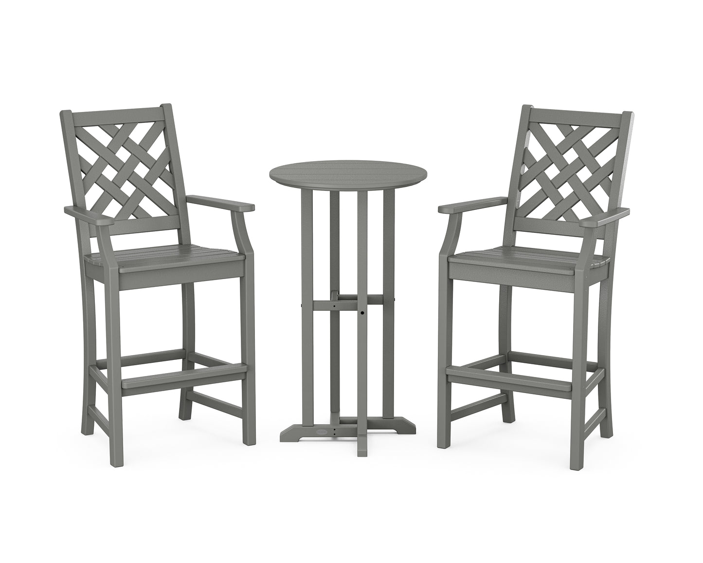 Wovendale 3-Piece Farmhouse Bar Set