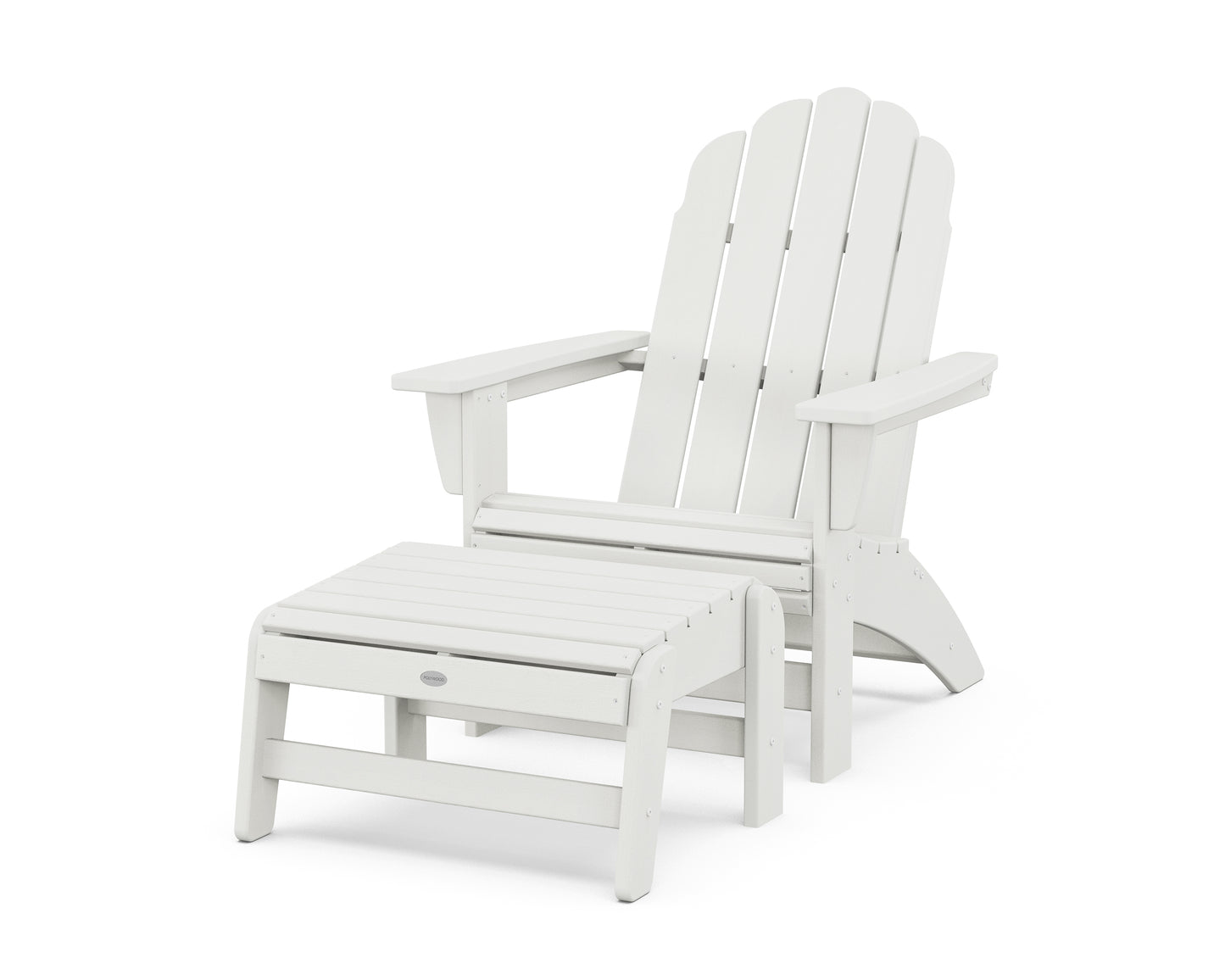 Vineyard Grand Adirondack Chair with Ottoman