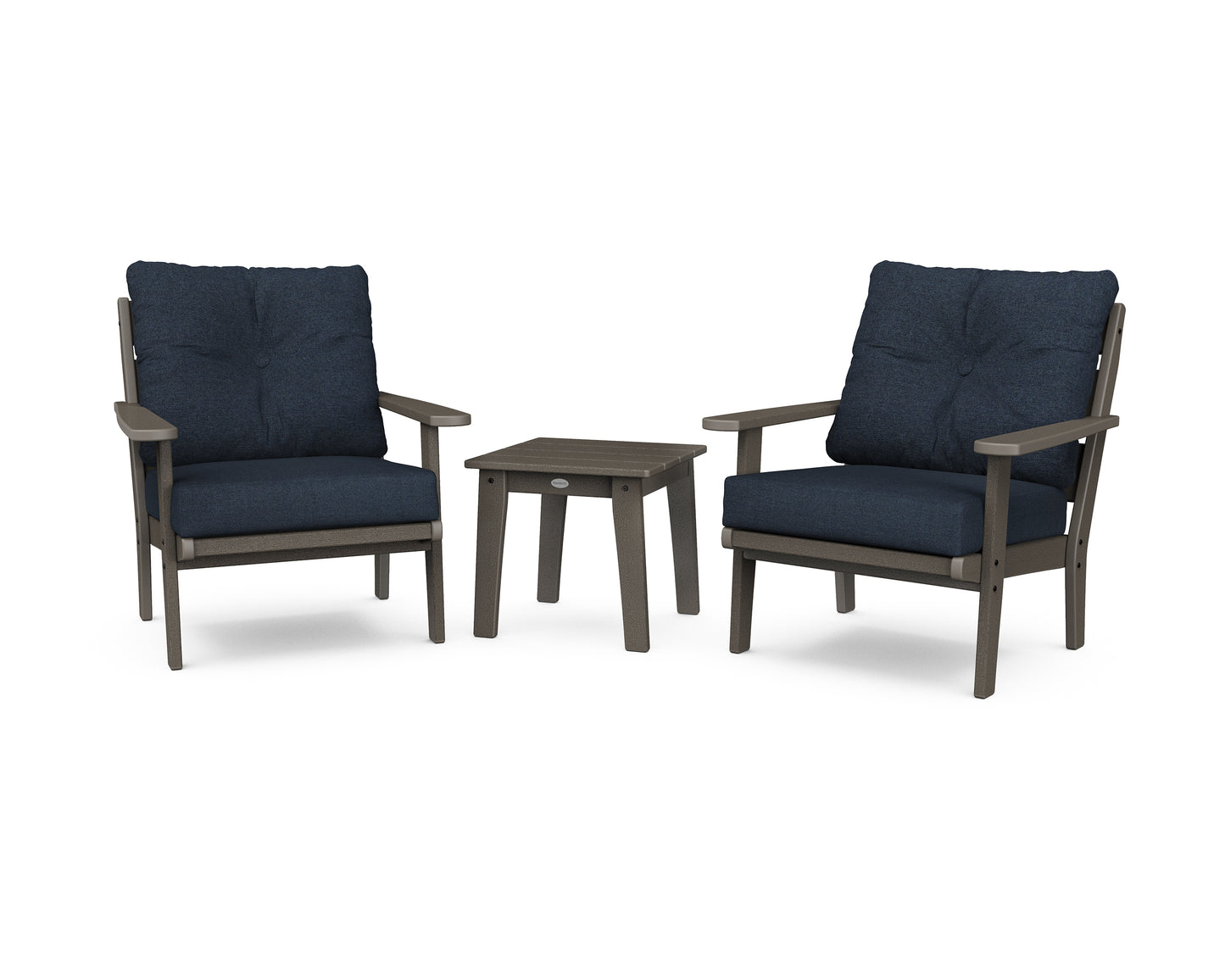 Lakeside 3-Piece Deep Seating Chair Set