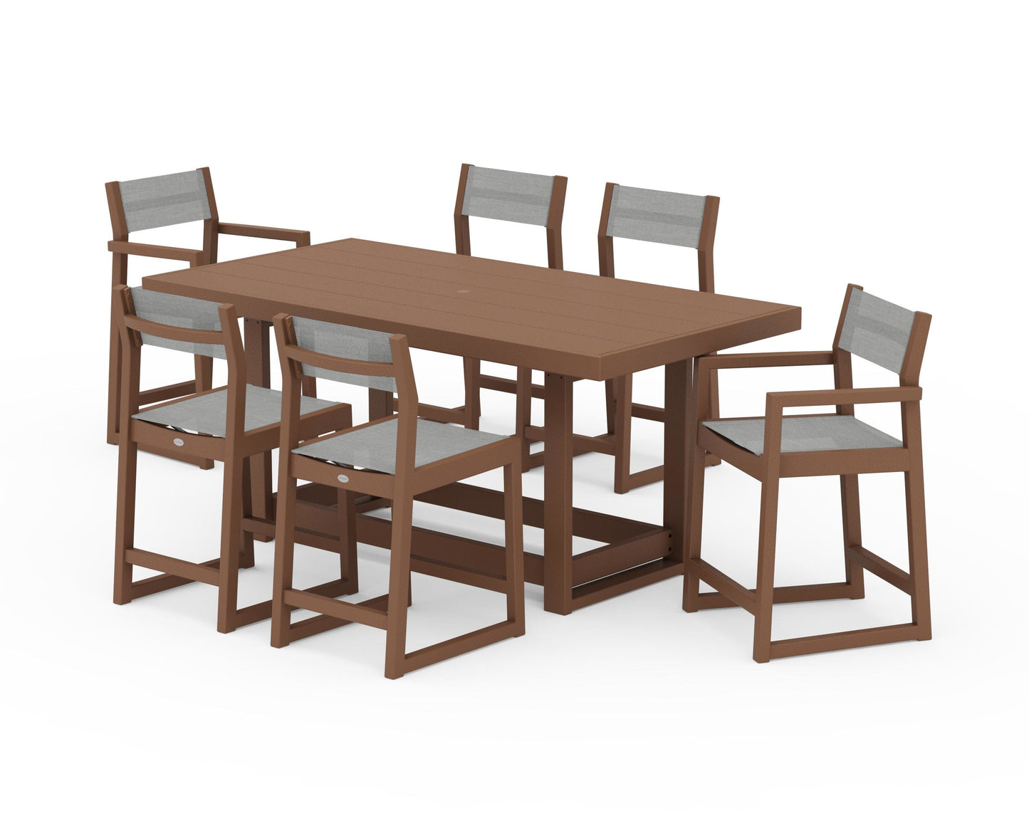 EDGE Sling 7-Piece Counter Table Set