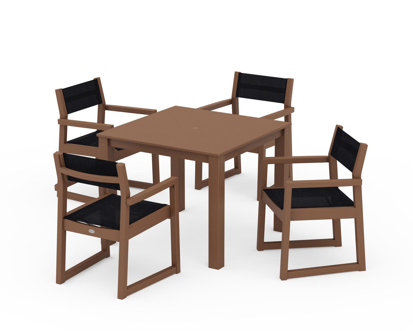 EDGE Sling Arm Chair 5-Piece Parsons Dining Set