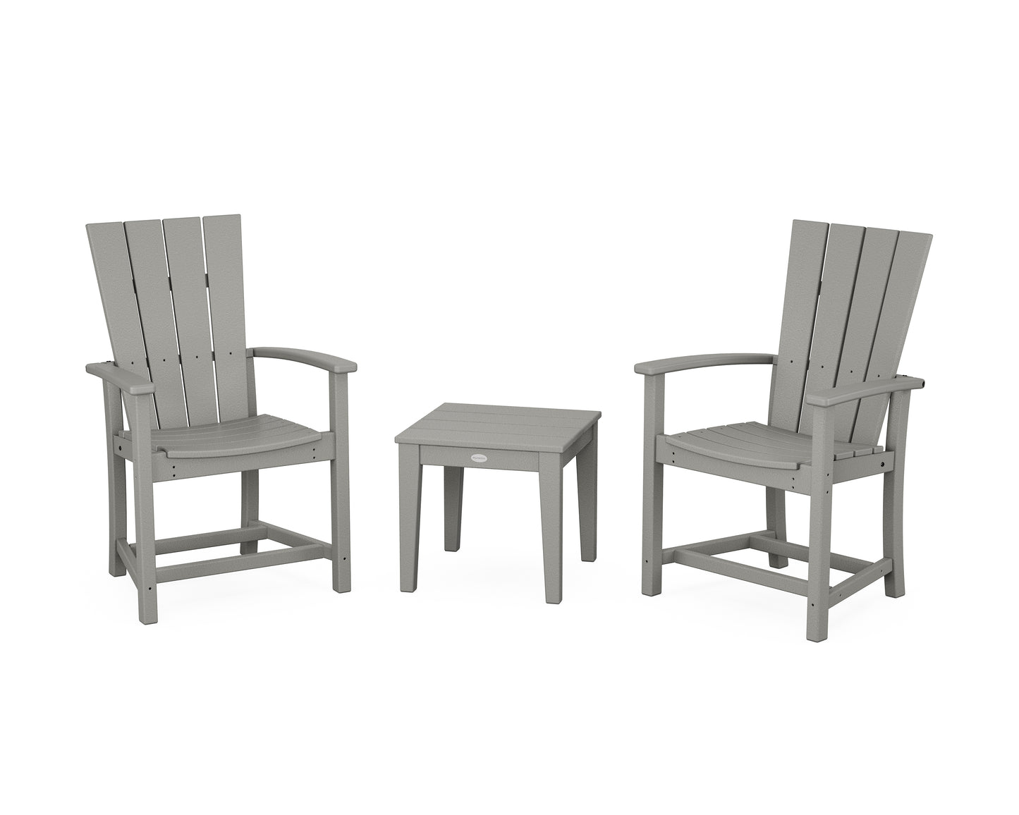 Quattro 3-Piece Upright Adirondack Chair Set