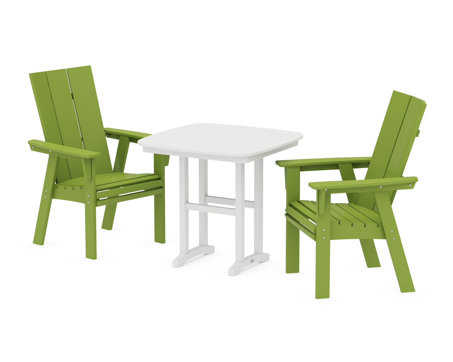 Modern Adirondack 3-Piece Dining Set