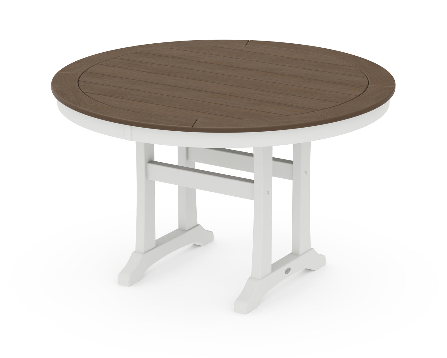 Nautical Trestle 48" Round Dining Table