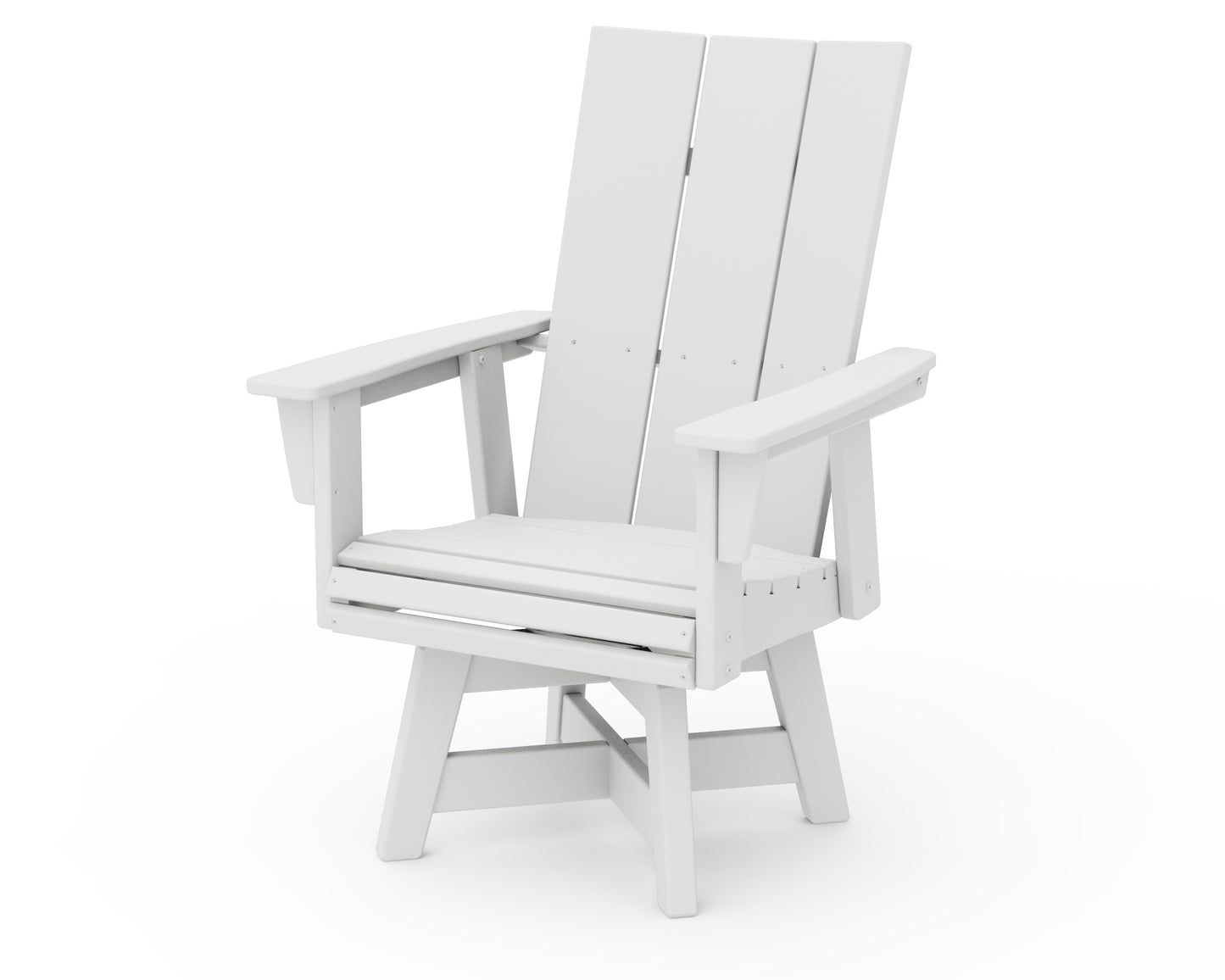 Modern Curveback Adirondack Swivel Dining Chair