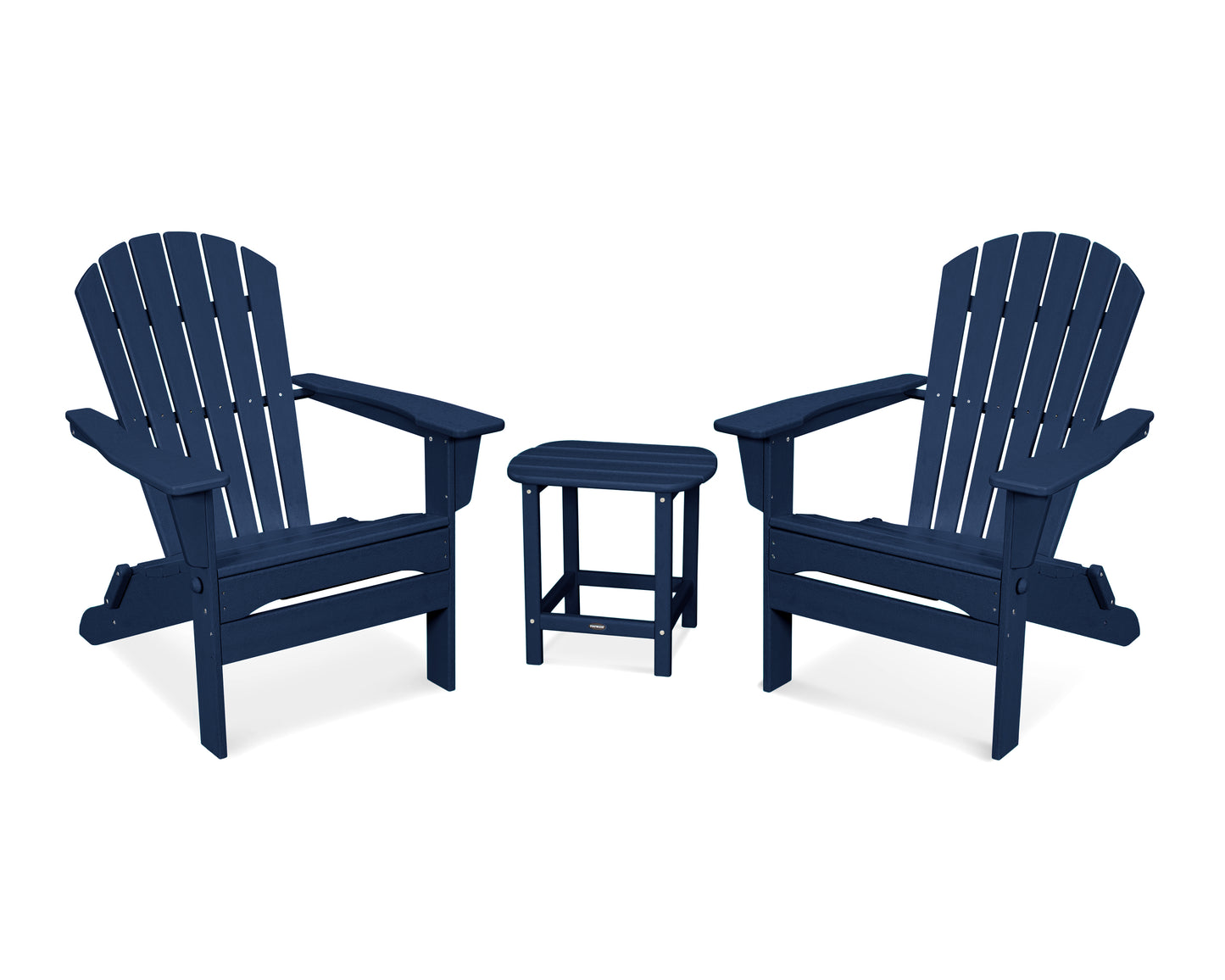 South Beach 3-Piece Folding Adirondack Set