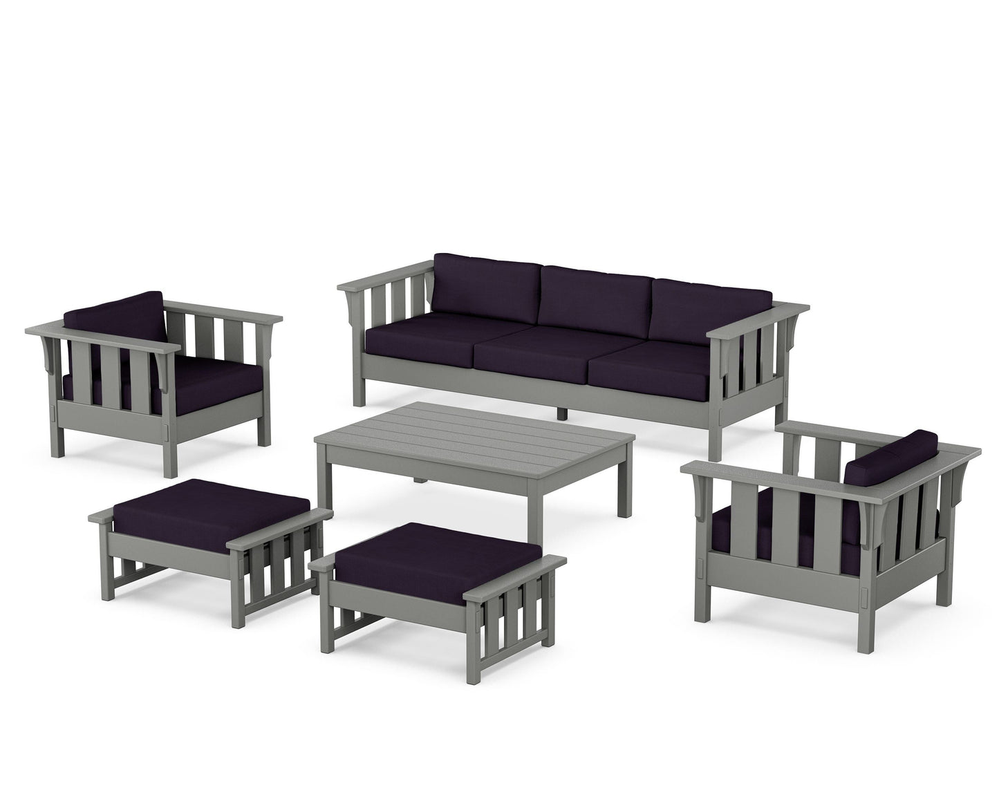 Acadia 6-Piece Lounge Sofa Set