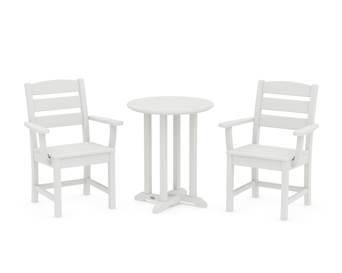 Lakeside 3-Piece Round Bistro Dining Set