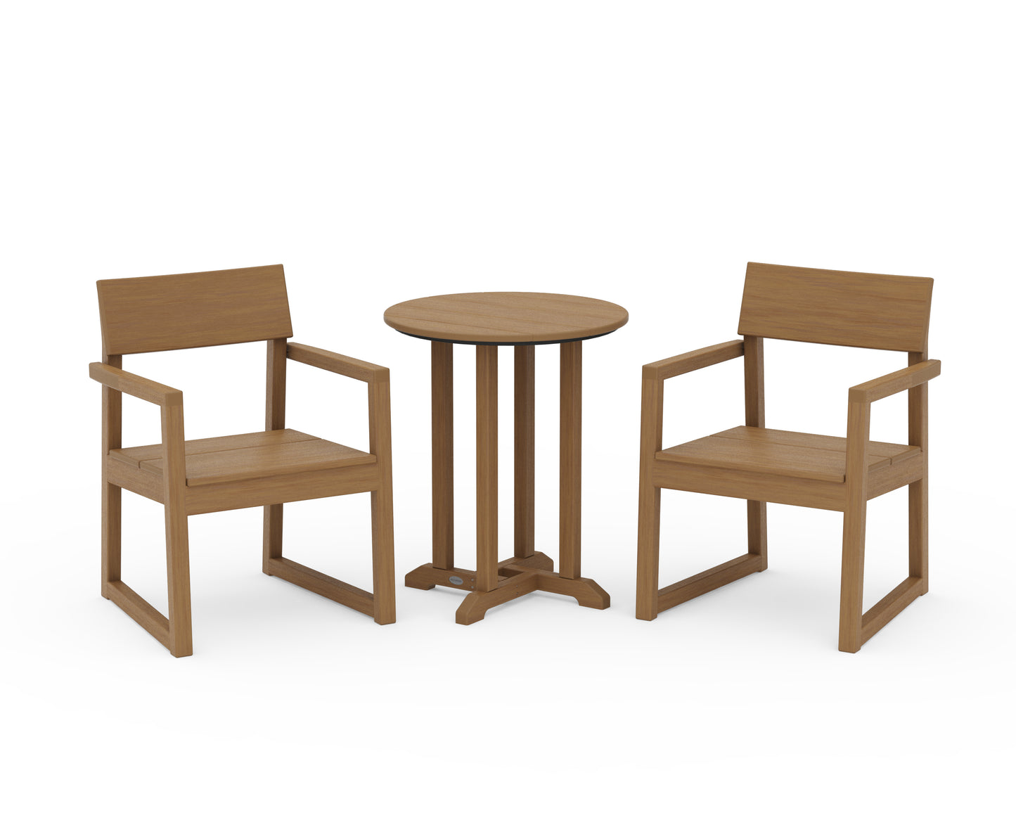 EDGE 3-Piece Round Bistro Dining Set