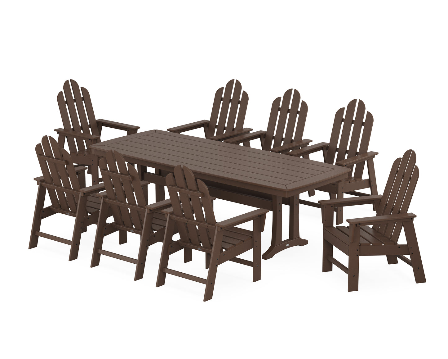 Long Island 9-Piece Dining Set with Trestle Legs