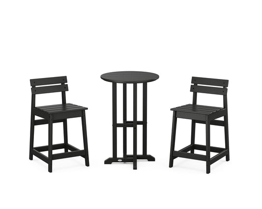 Modern Studio Plaza Lowback 3-Piece Bistro Counter Set
