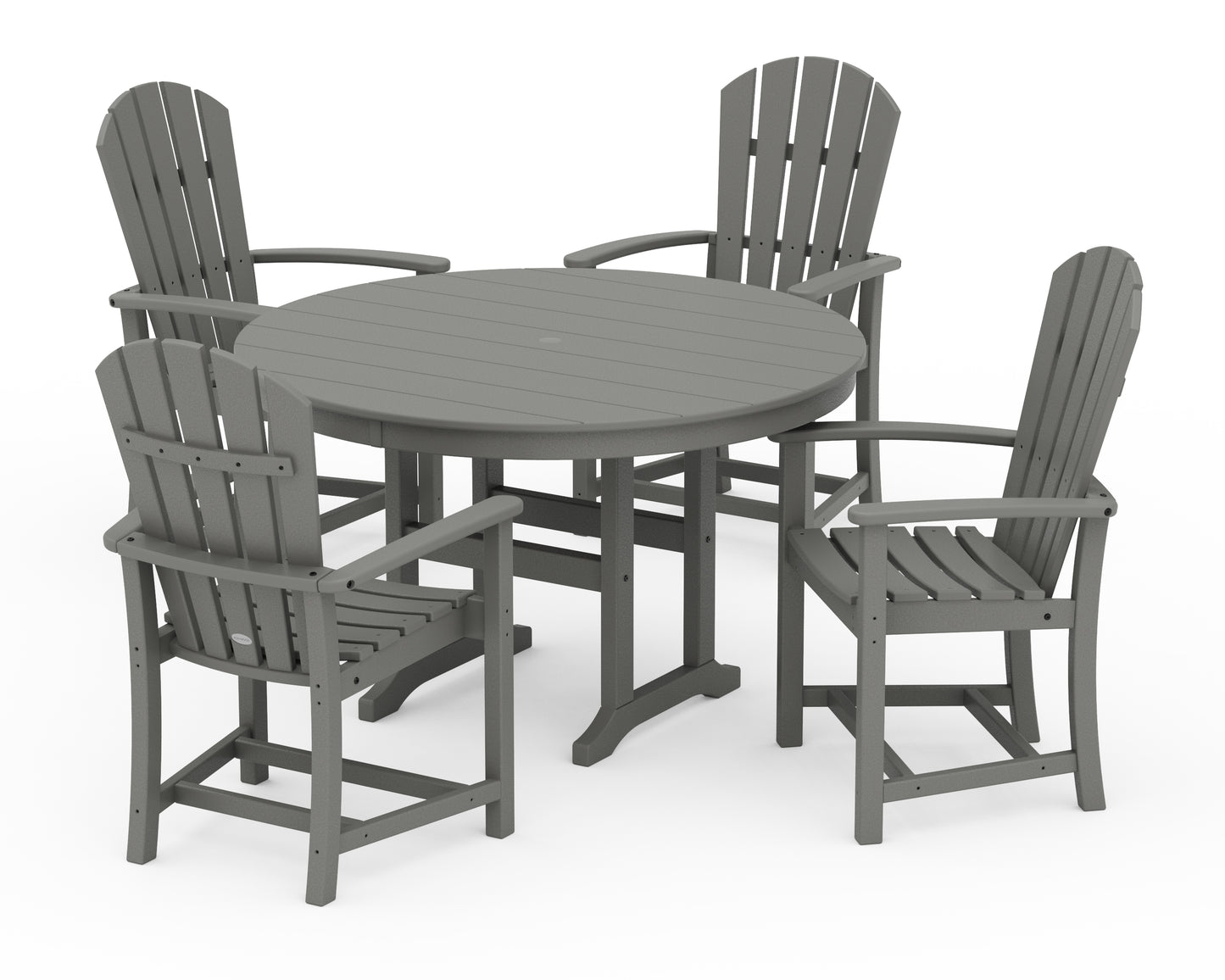 Palm Coast 5-Piece Round Farmhouse Dining Set