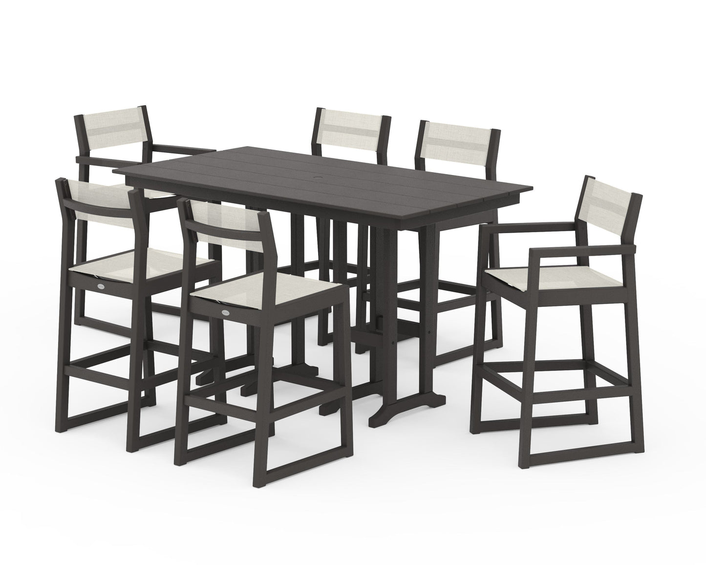 EDGE Sling 7-Piece Farmhouse Bar Set