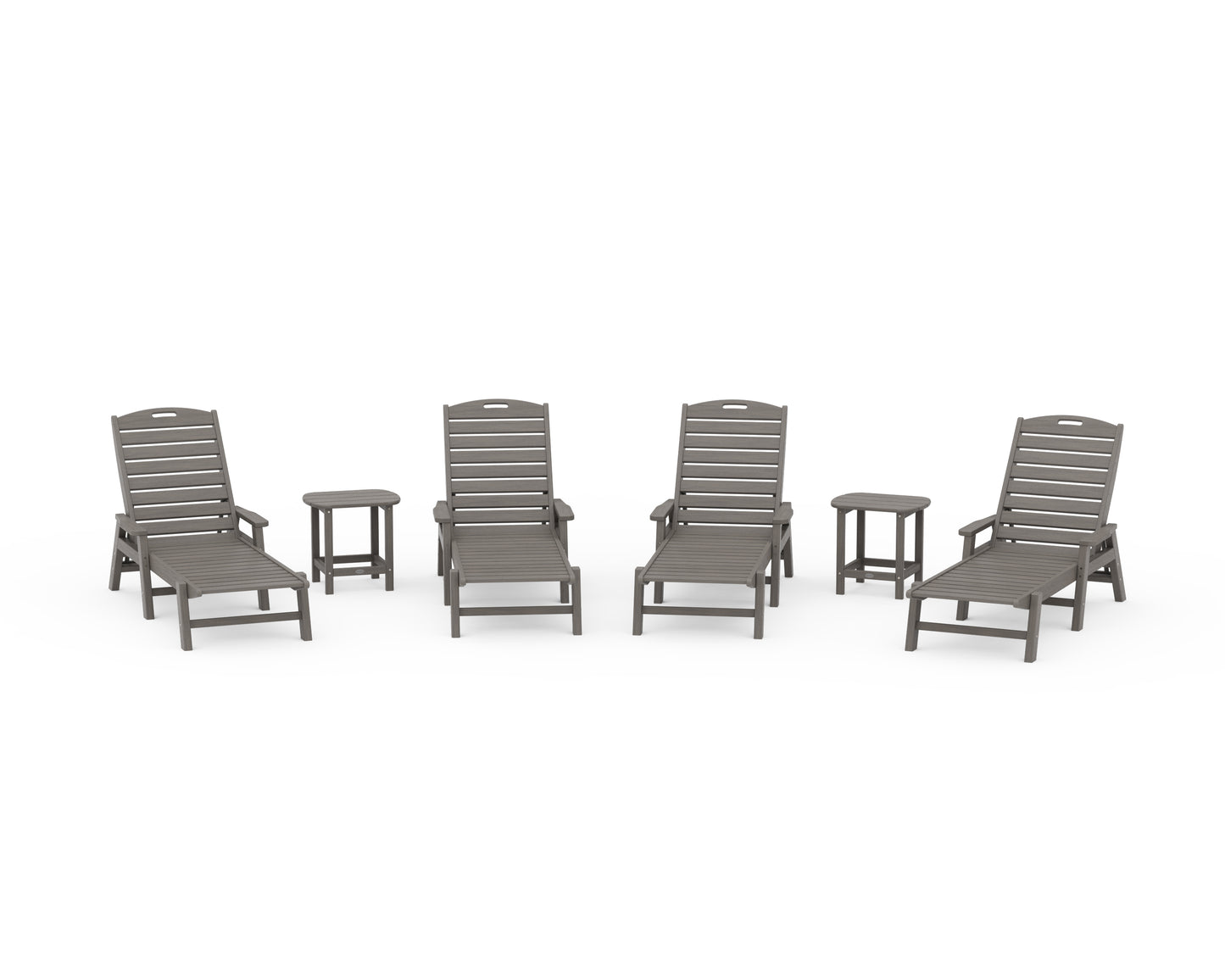 Nautical Chaise 6-Piece Set with Arms