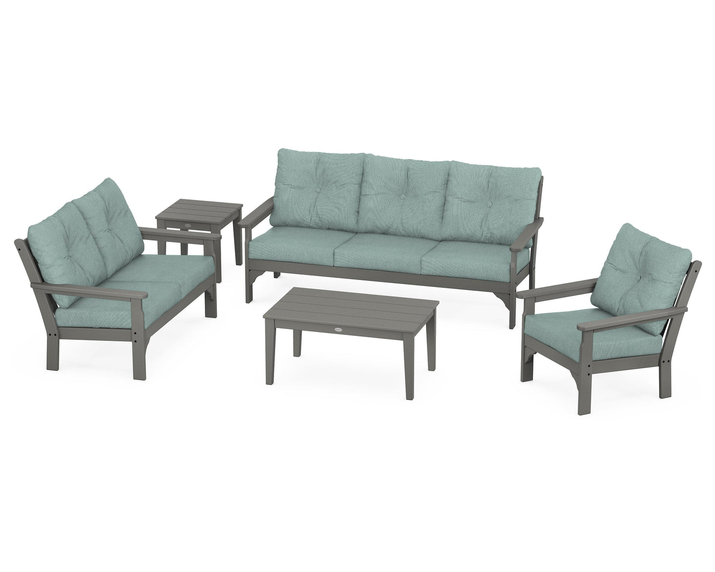 Vineyard 5 Piece Deep Seating Set