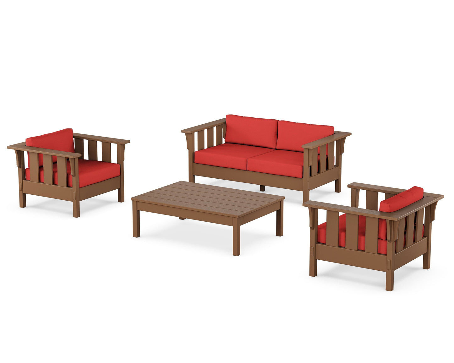 Acadia 4-Piece Deep Seating Set with Loveseat