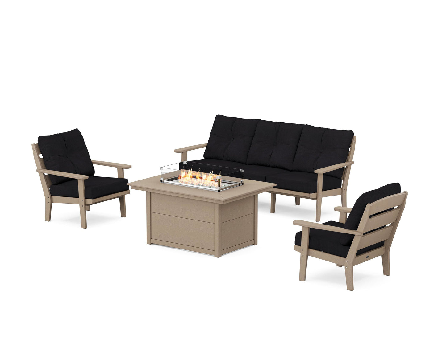 Lakeside Deep Seating Fire Pit Table Set