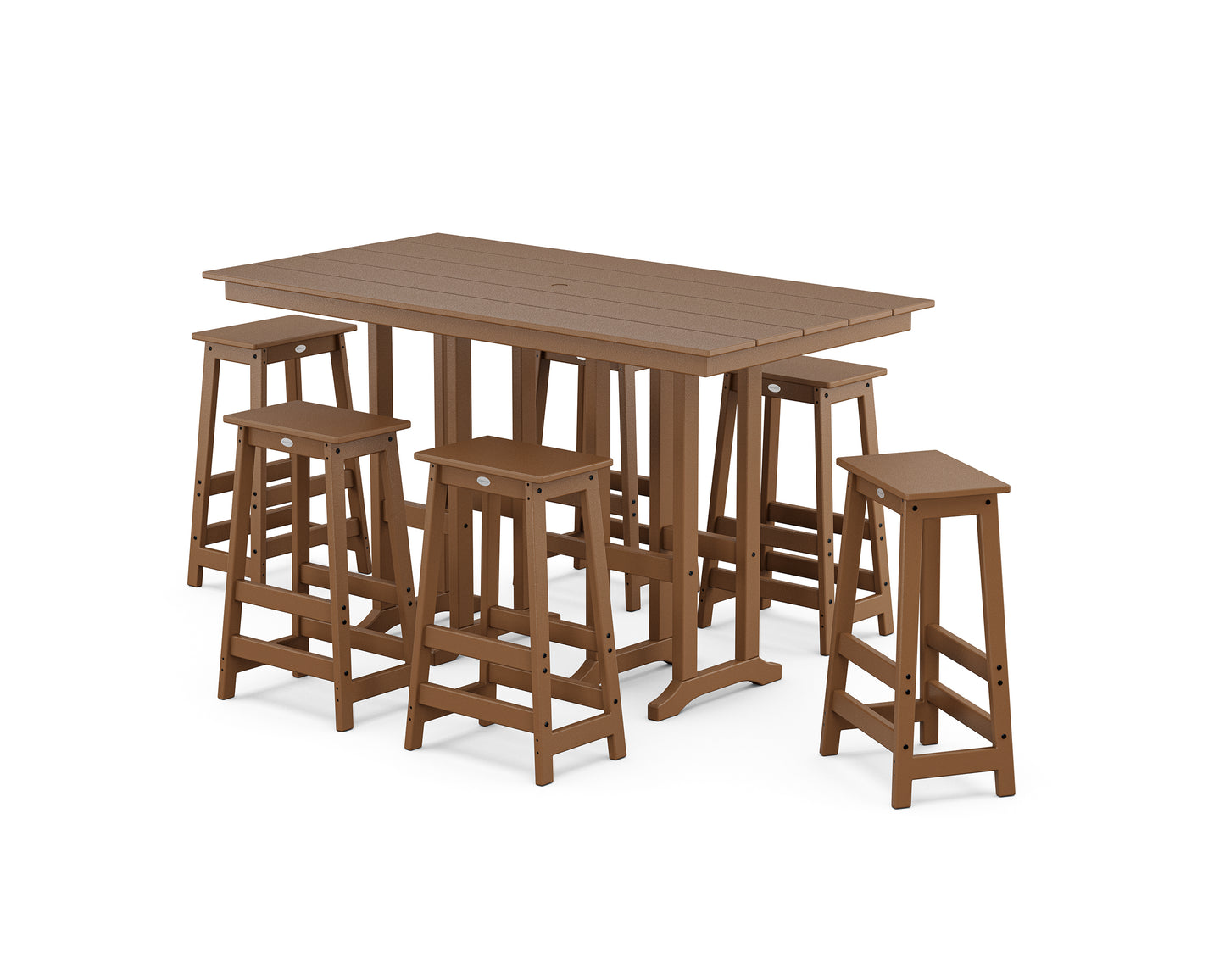 Modern Studio Bar Stool 7-Piece Set