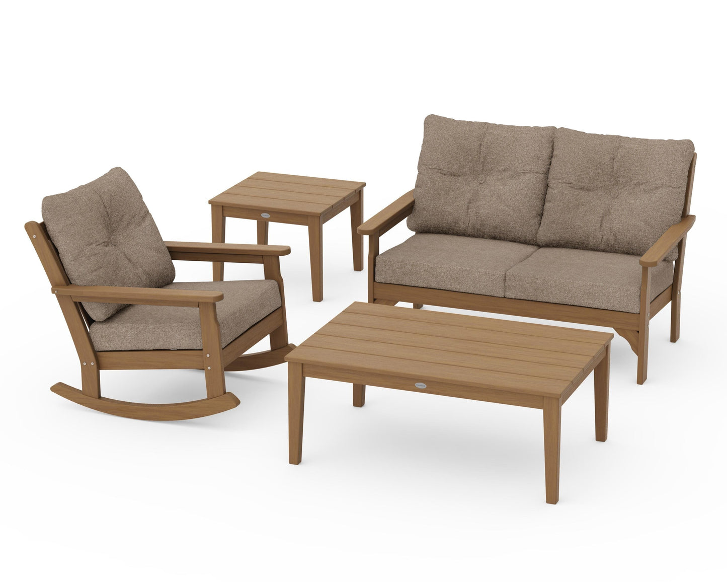 Vineyard 4-Piece Deep Seating Rocker Set