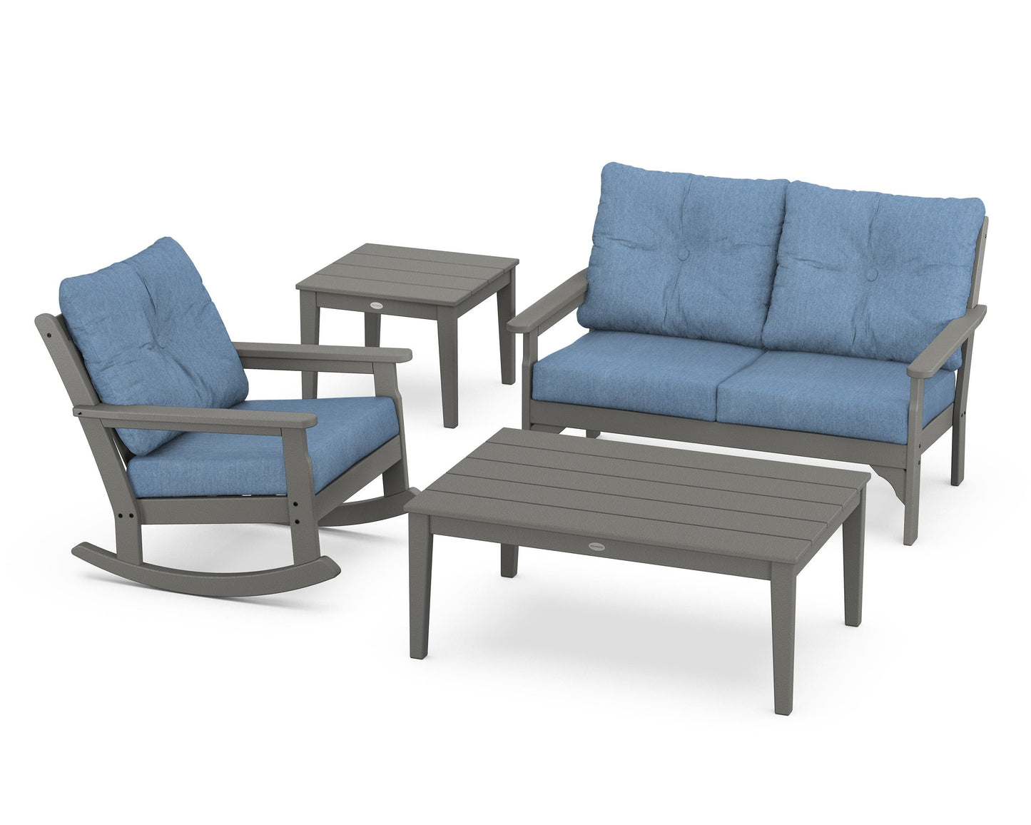 Vineyard 4-Piece Deep Seating Rocker Set