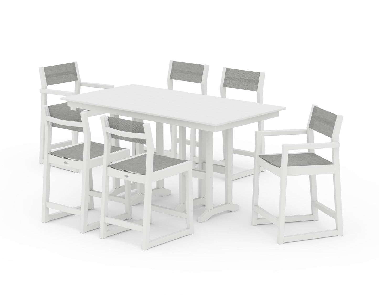 EDGE Sling 7-Piece Farmhouse Counter Set