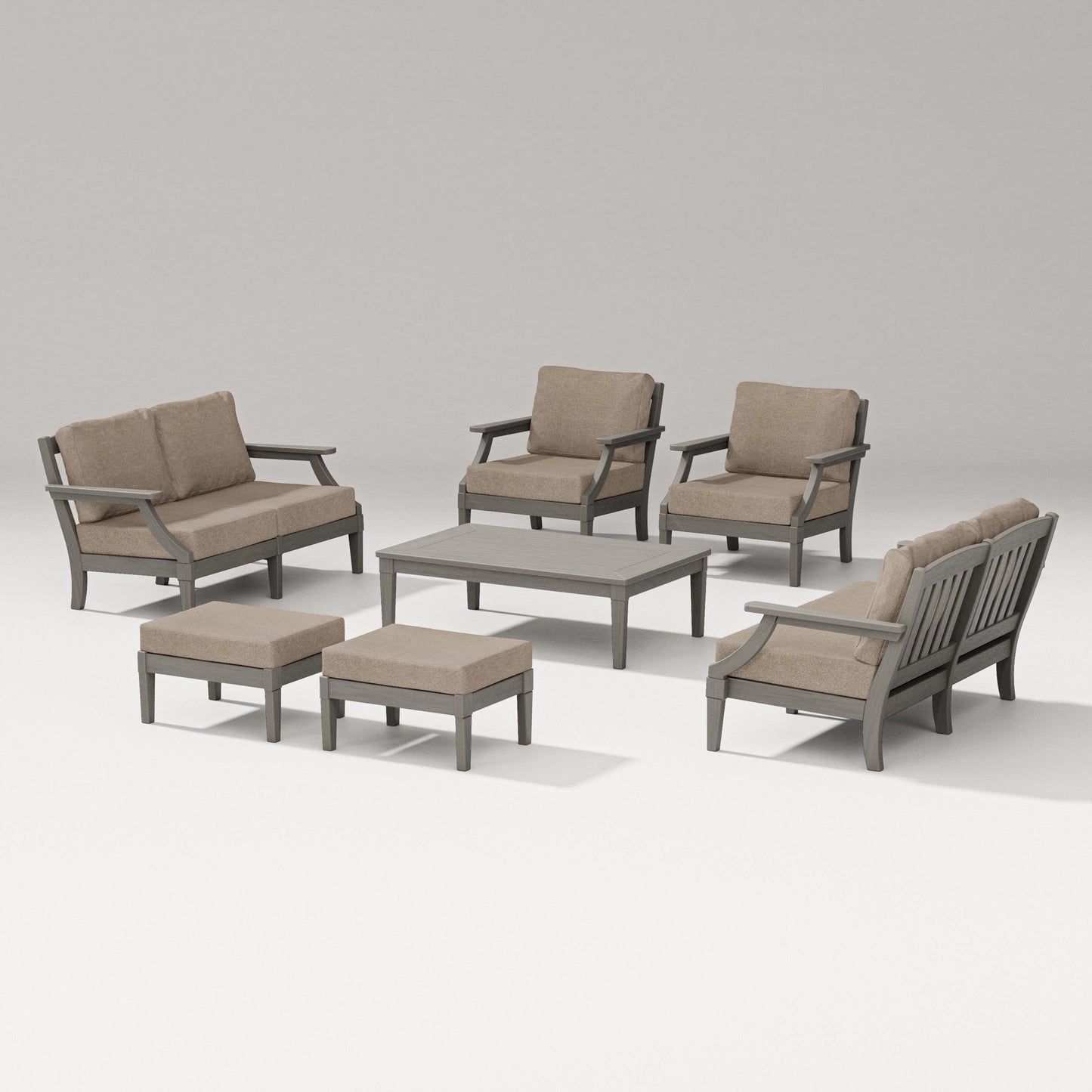 Estate 7-Piece Lounge Loveseat Set