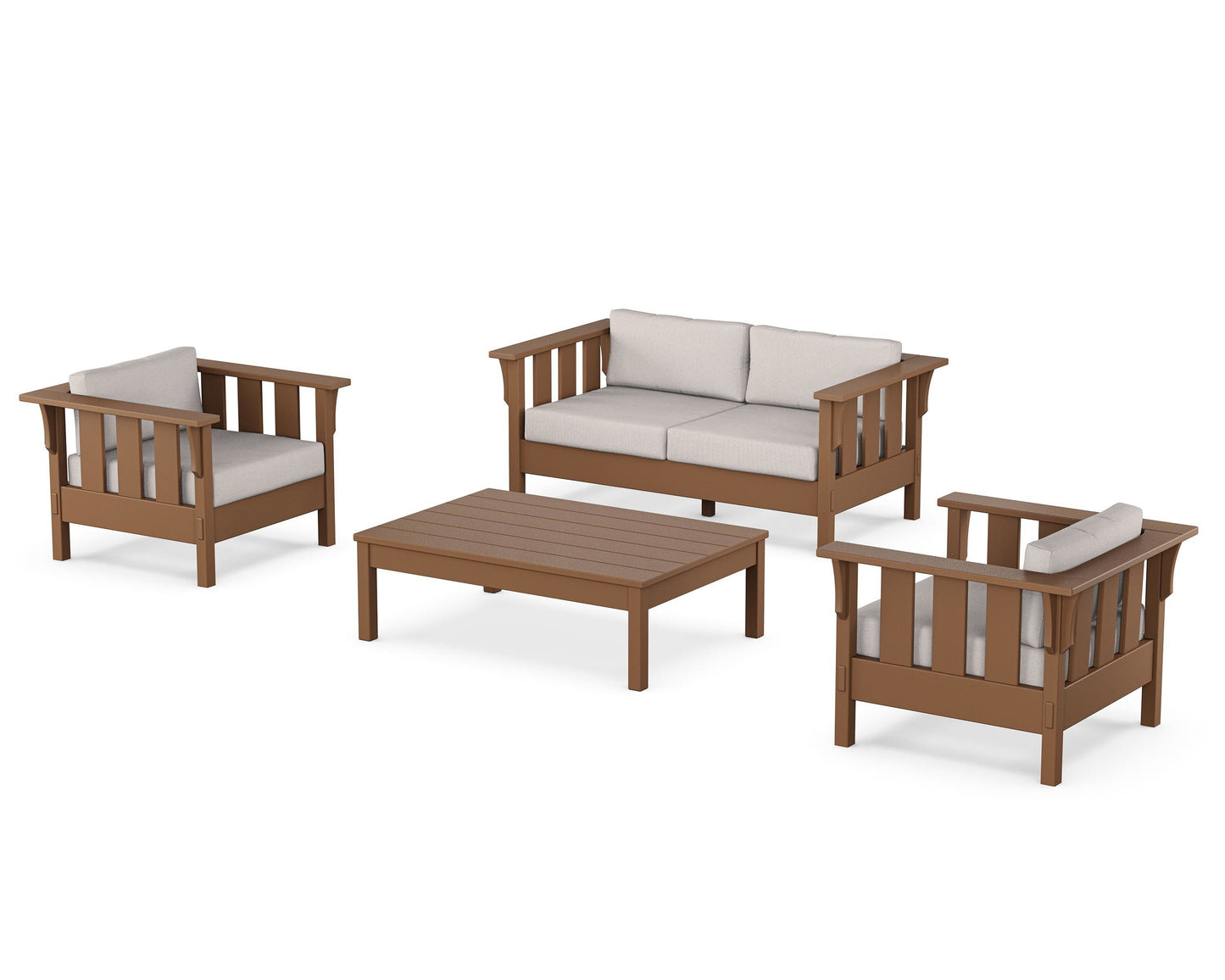 Acadia 4-Piece Deep Seating Set with Loveseat