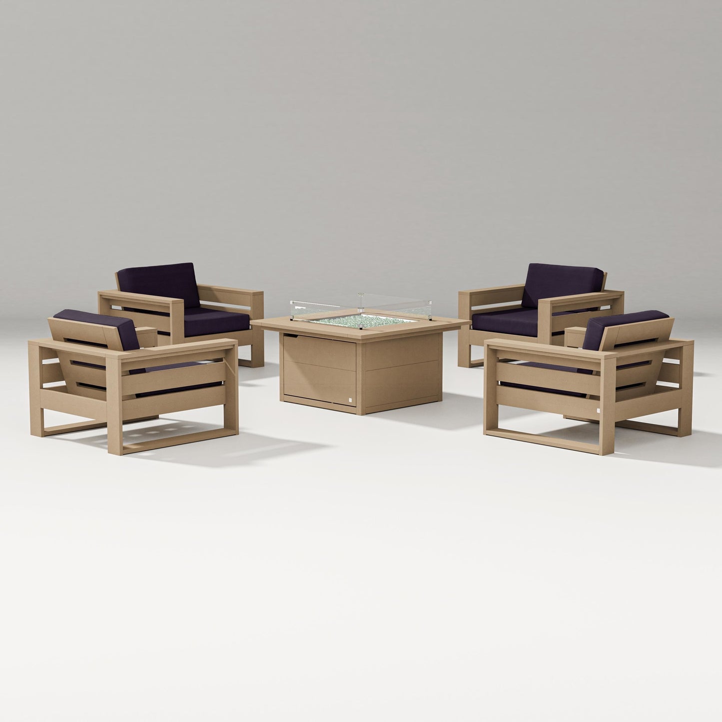 Latitude 5-Piece Lounge Fire Table Set