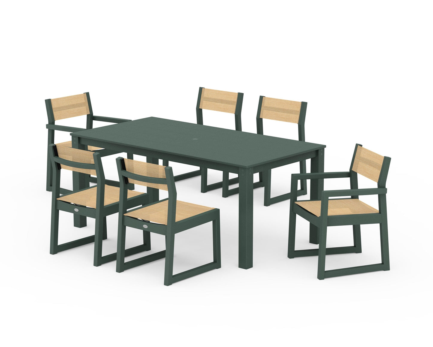 EDGE Sling 7-Piece Parsons Dining Set
