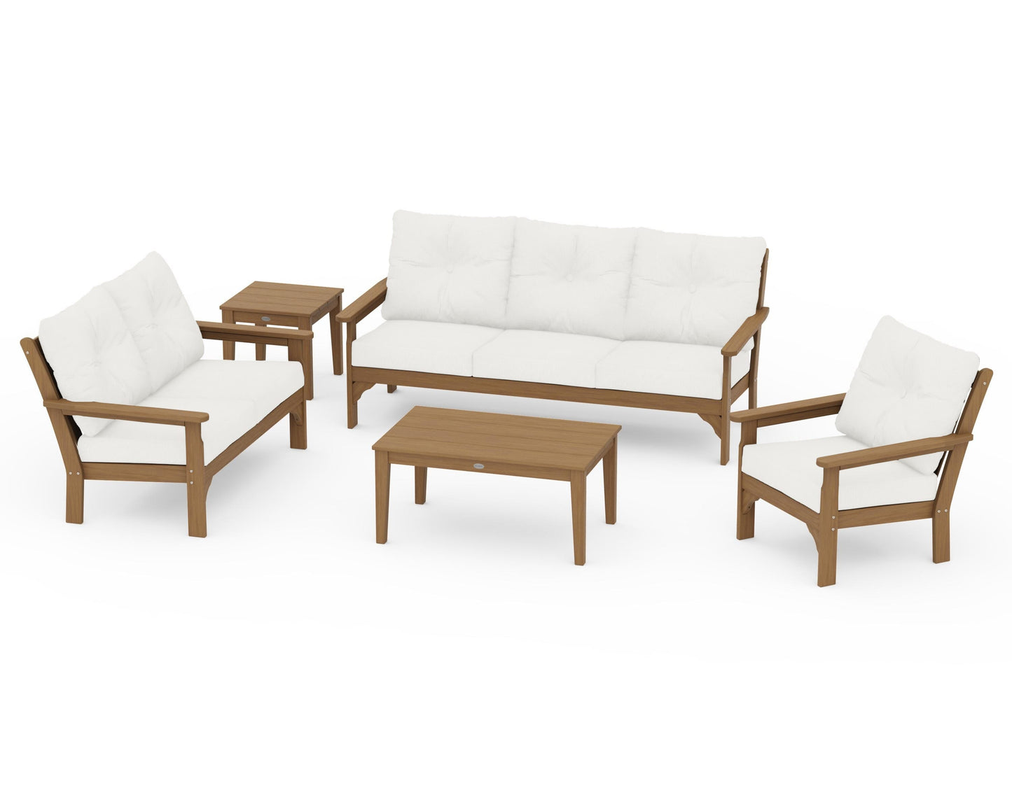 Vineyard 5 Piece Deep Seating Set